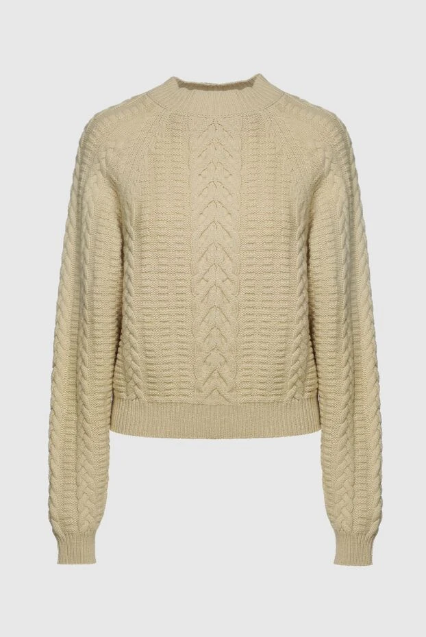 DROMe woman beige wool and cashmere jumper for women buy with prices and photos 156479 - photo 1