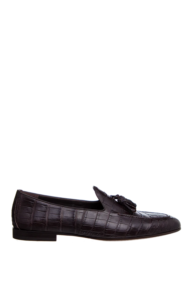 Cesare di Napoli man brown alligator loafers for men buy with prices and photos 156494 - photo 1