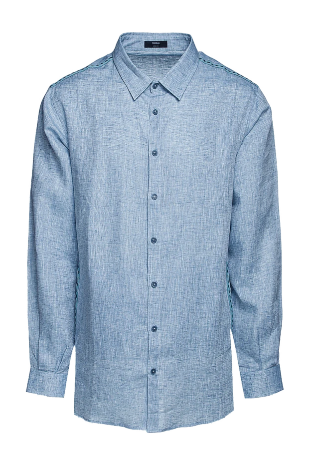 Torras man men's blue linen shirt 156500 - photo 1