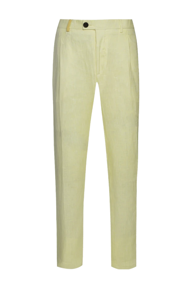 Torras man men's yellow linen trousers 156508 - photo 1