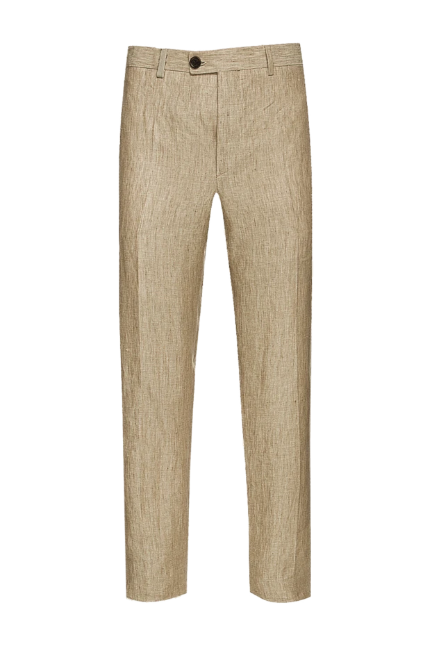 Torras мужские брюки из льна бежевые мужские купить с ценами и фото 156511 - фото 1