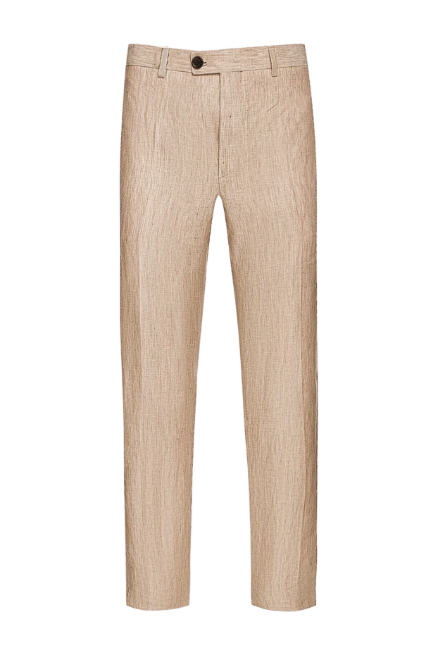 Torras beige linen pants for men 156511 - photo 1