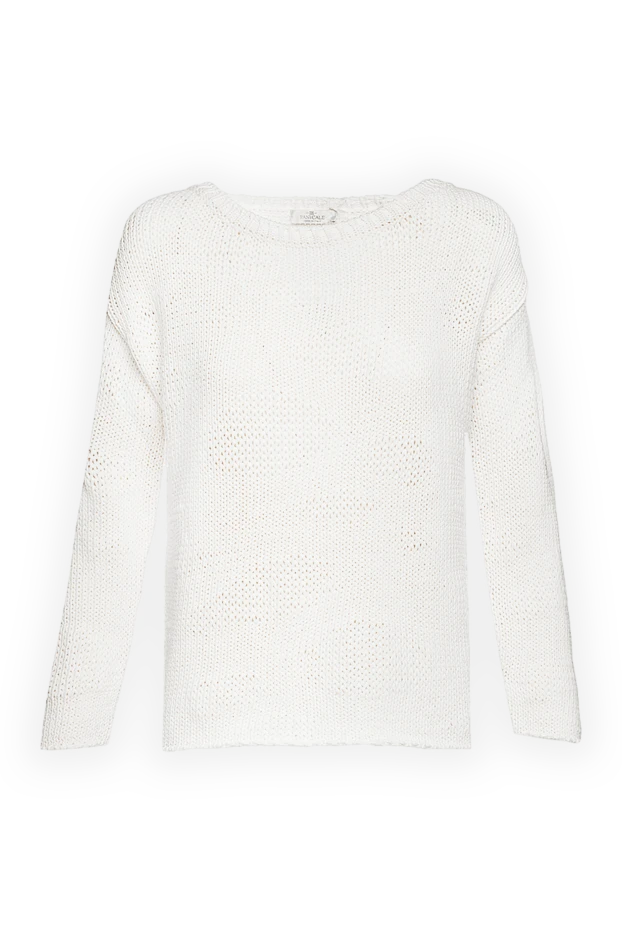 Panicale white cotton and nylon jumper for women 156531 - photo 1