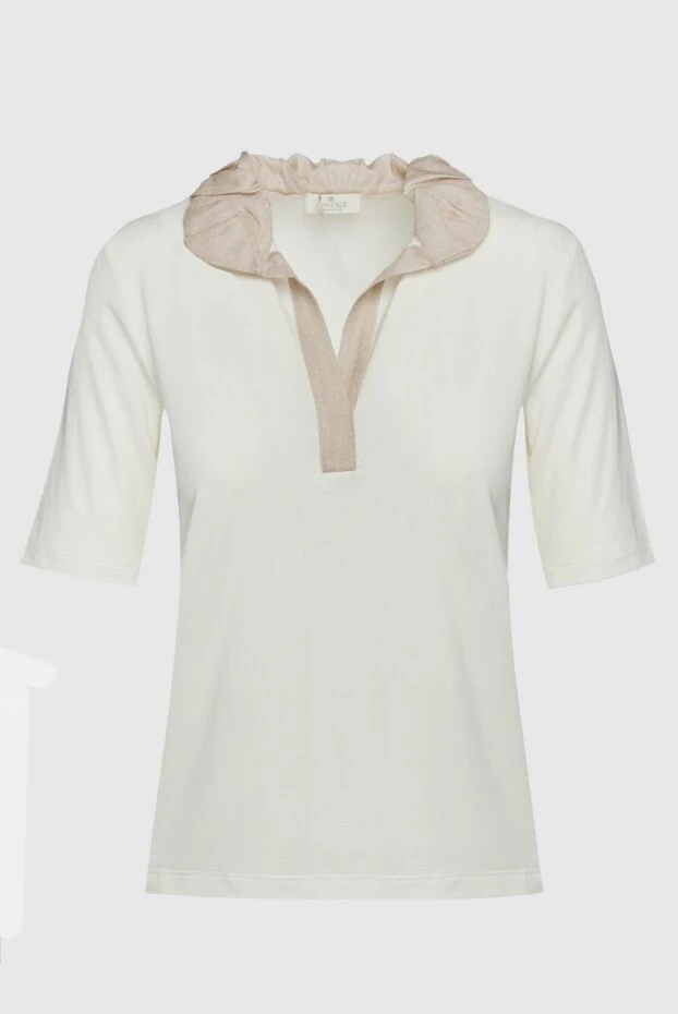 Panicale женские блуза из вискозы белая женская купить с ценами и фото 156537 - фото 1