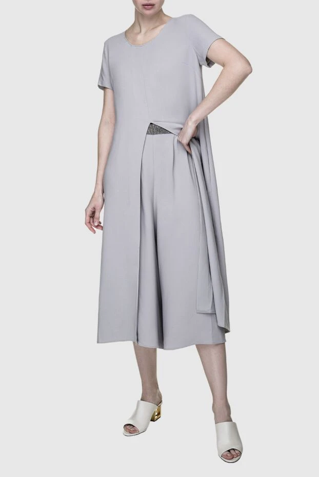 Panicale woman jumpsuit made of viscose and elastane, gray for women 156540 - photo 2