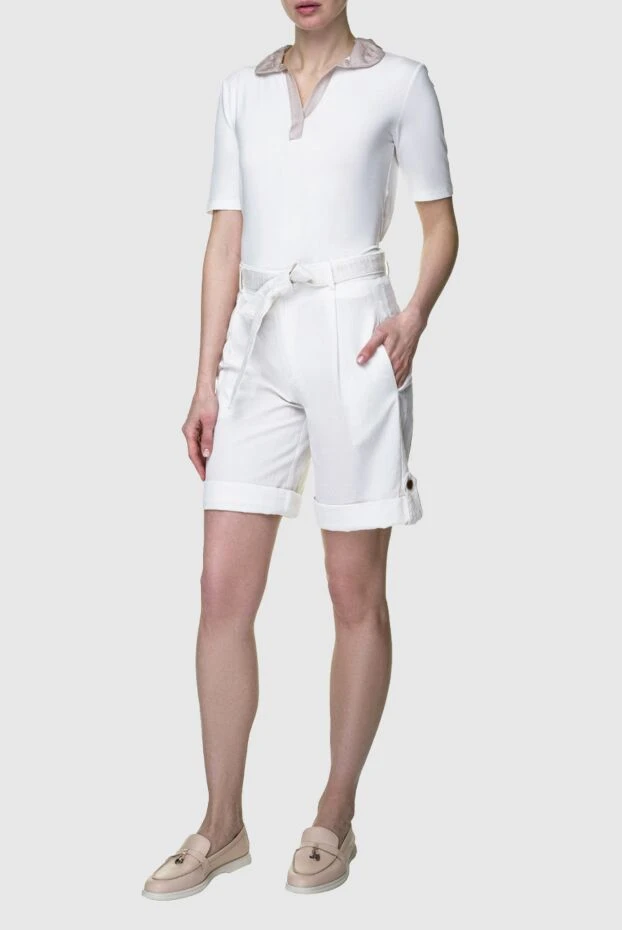 Panicale женские шорты белые женские купить с ценами и фото 156542 - фото 2