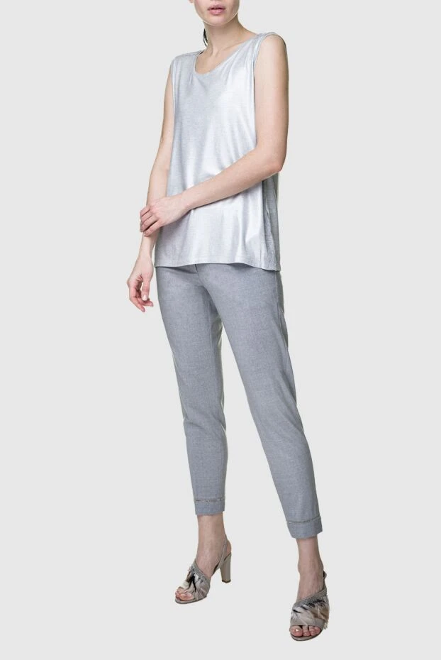 Panicale woman gray viscose blouse for women buy with prices and photos 156552 - photo 2