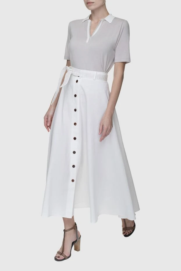 Panicale woman white skirt for women 156563 - photo 2