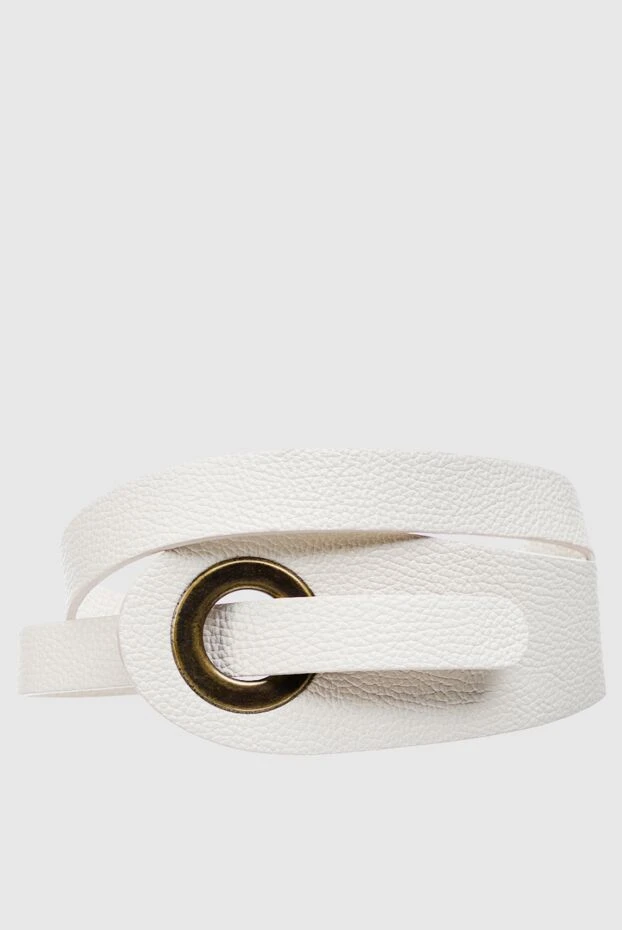 Panicale woman white leather belt for women buy with prices and photos 156567 - photo 1