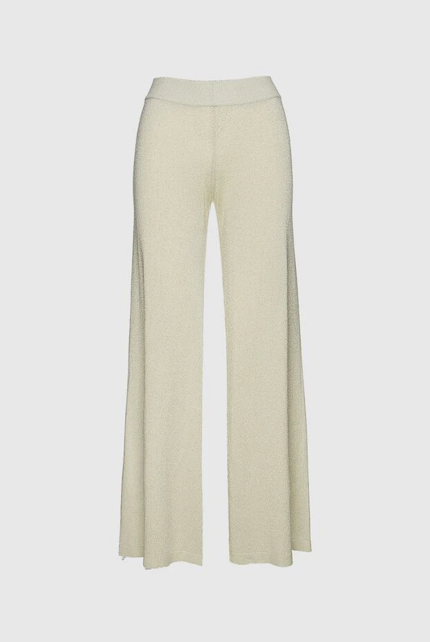 Panicale white women's flared trousers 156568 - photo 1