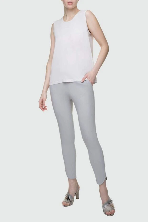 Panicale woman gray viscose trousers for women buy with prices and photos 156647 - photo 2