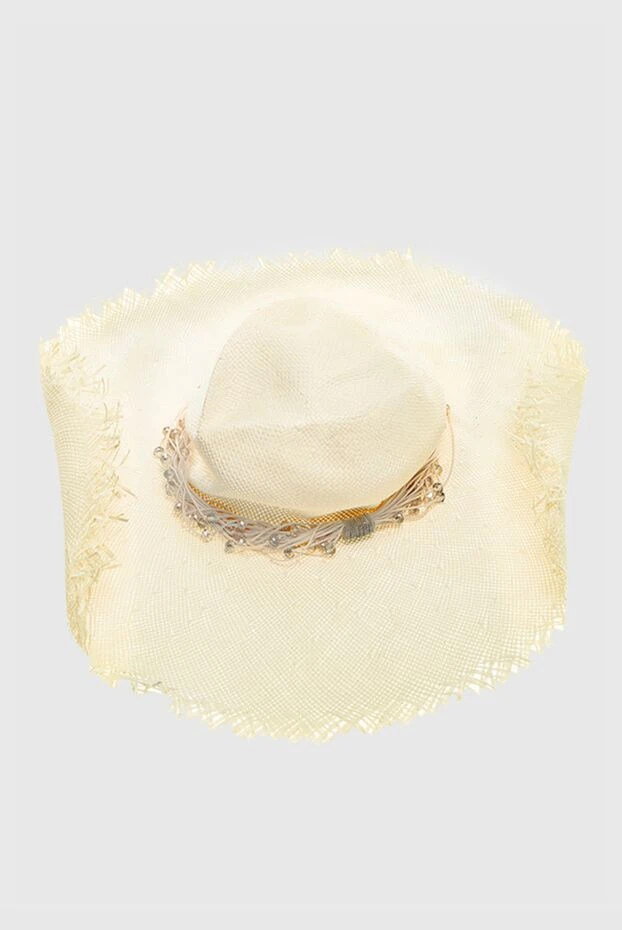 Panicale жіночі капелюшок з паперової пряжі бежевий жіночий купити фото з цінами 156677 - фото 1