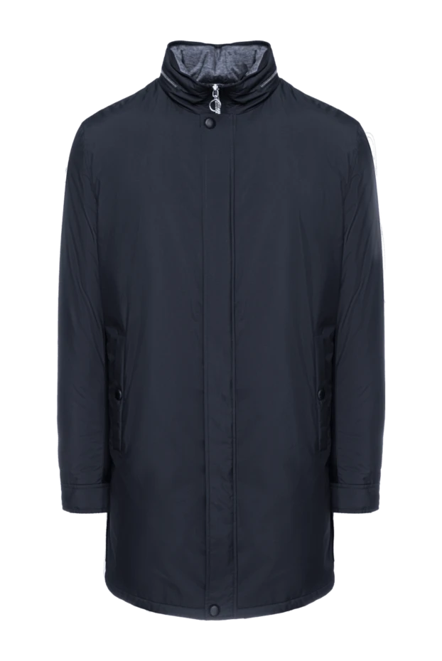Seraphin мужские куртка из кашемира, кожи и кашемира синяя мужская купить с ценами и фото 156749 - фото 1