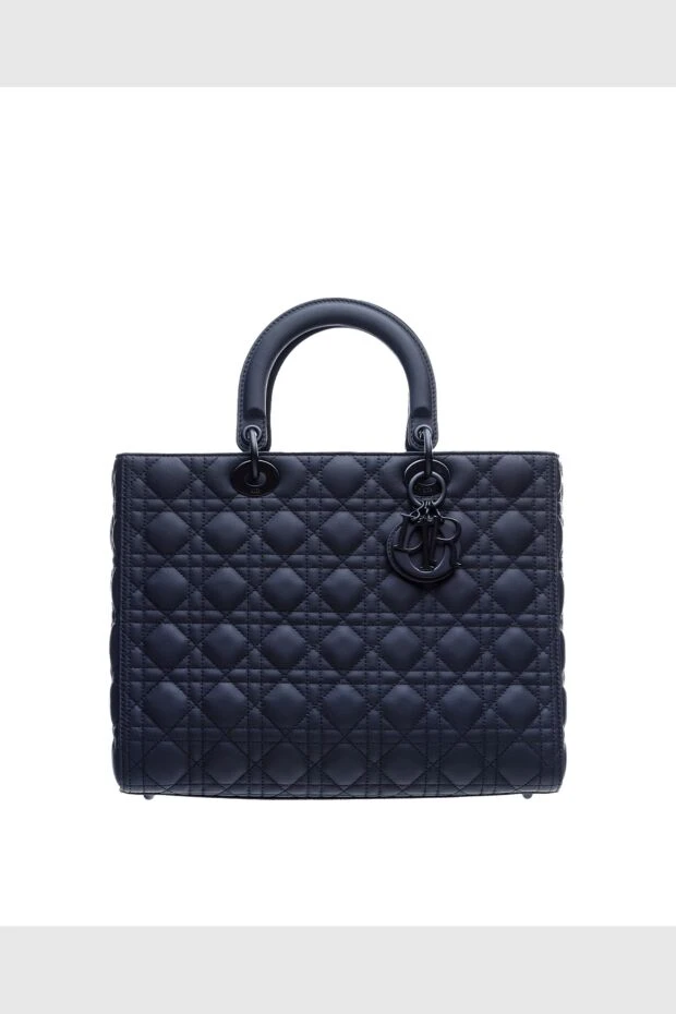 Черная женская сумка Lady из натуральной кожи - фото 1