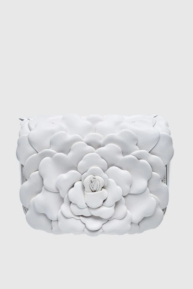 Valentino жіночі сумка зі шкіри біла жіноча купити фото з цінами 156794 - фото 1