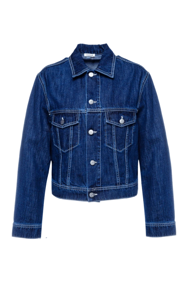 P.A.R.O.S.H. woman women's blue cotton denim jacket buy with prices and photos 156839 - photo 1