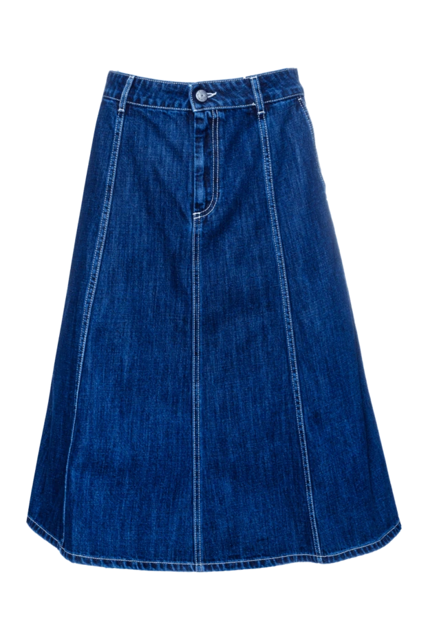 P.A.R.O.S.H. blue cotton skirt for women 156843 - photo 1