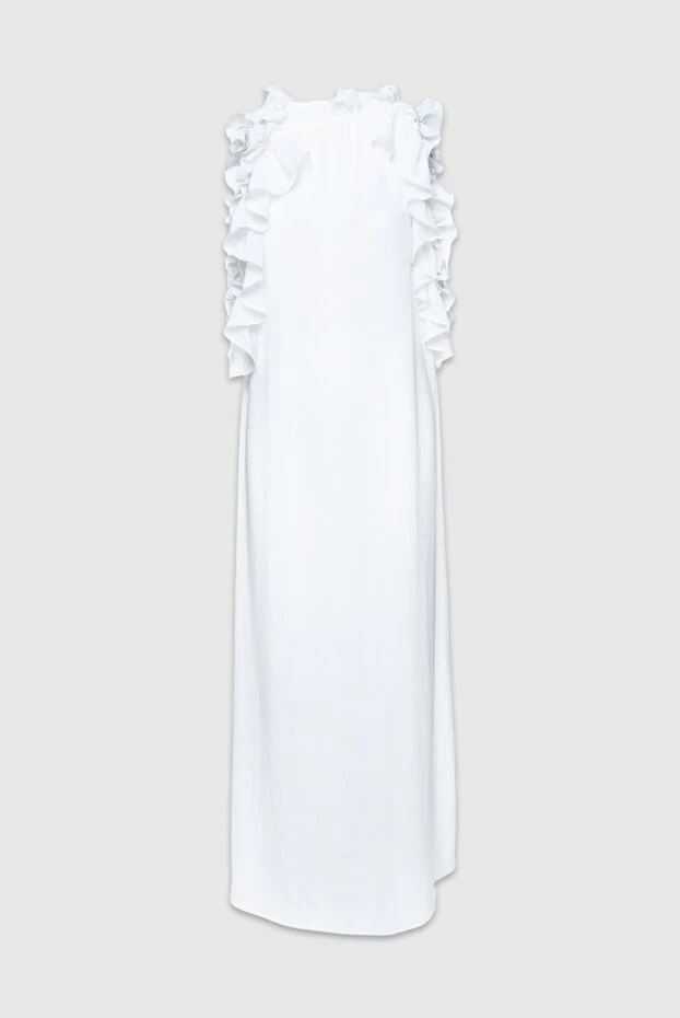 P.A.R.O.S.H. женские платье из полиэстера белое женское купить с ценами и фото 156847 - фото 1