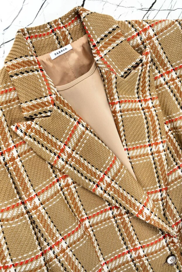 P.A.R.O.S.H. versatile beige top with soft texture 156853 - photo 2