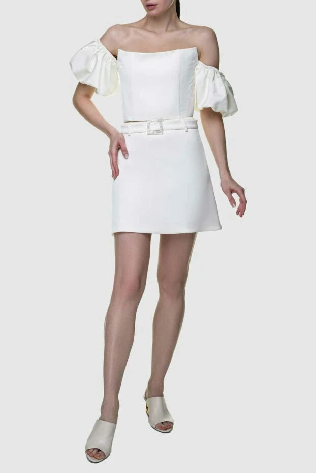 Giuseppe Di Morabito woman white polyester skirt for women 156862 - photo 2