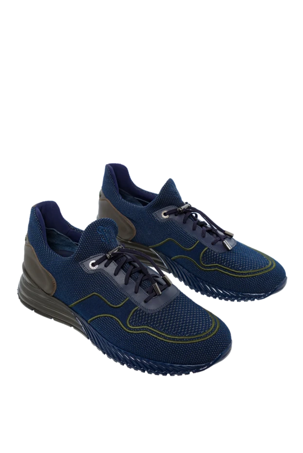 Stefano Ricci polyester blue sneakers for men 156893 - photo 3