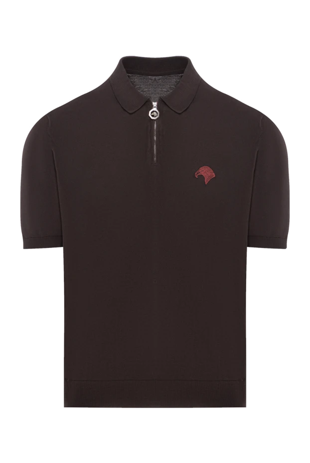 Stefano Ricci поло з бавовни червоне чоловіче 156918 - фото 1