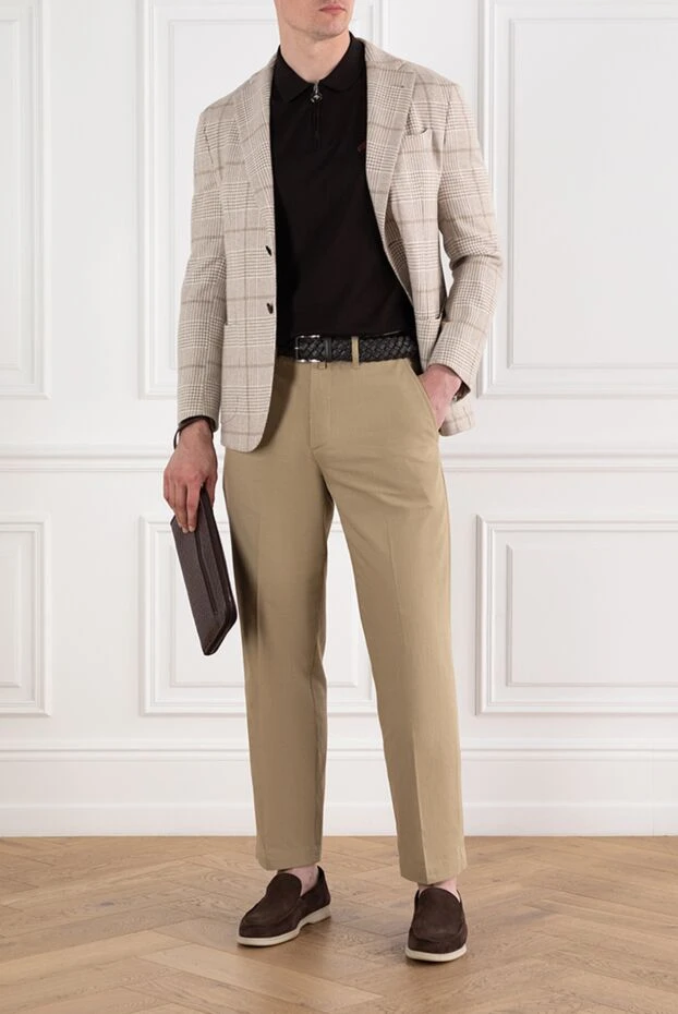 Stefano Ricci поло из хлопка красное мужское 156918 - фото 2