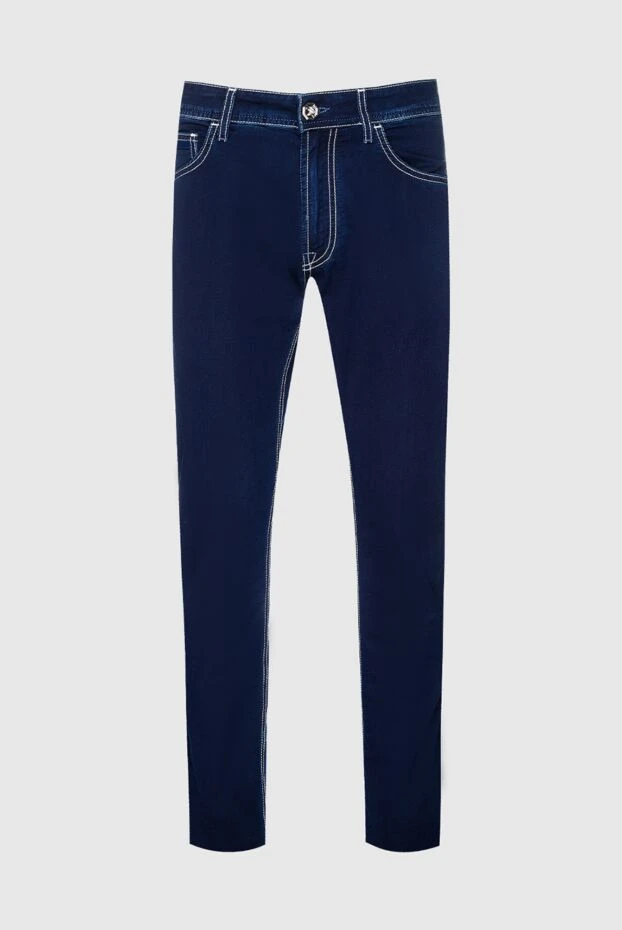 Stefano Ricci blue denim jeans with contrast stitching (markdown) 197103 - photo 1