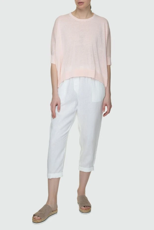 Peserico women's loose-fitting blouse pink 195618 - photo 2