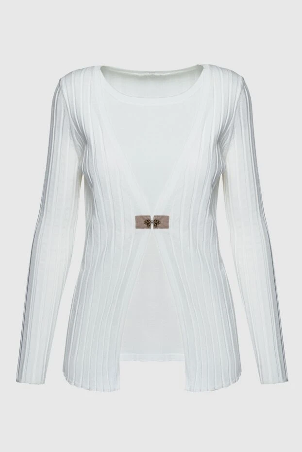 Peserico woman white viscose and polyester jumper for women buy with prices and photos 157010 - photo 1