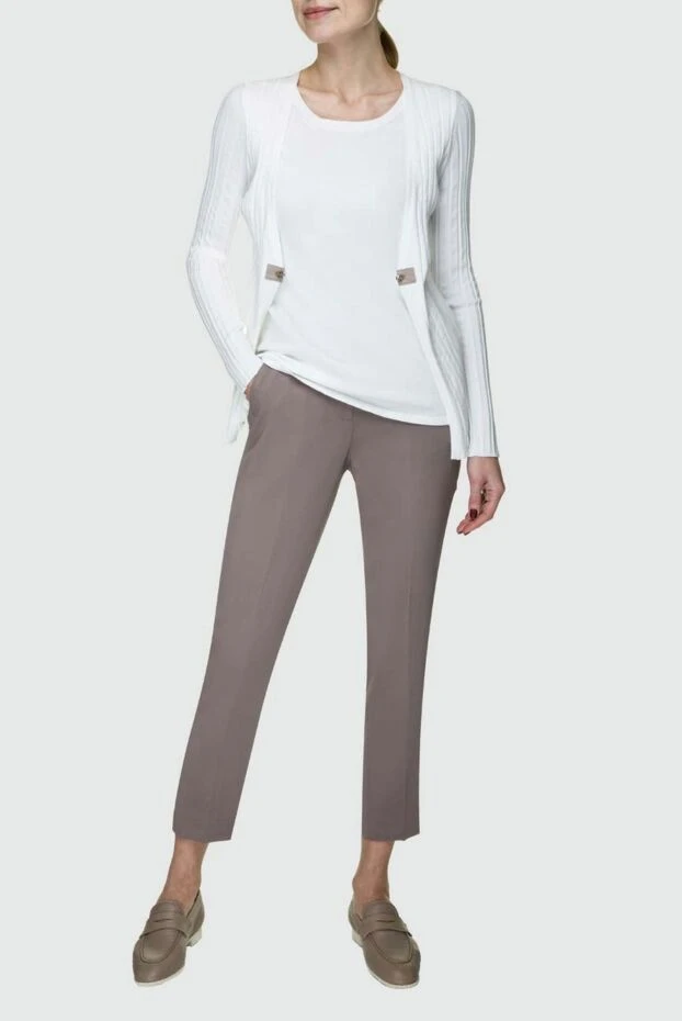 Peserico woman white viscose and polyester jumper for women buy with prices and photos 157010 - photo 2