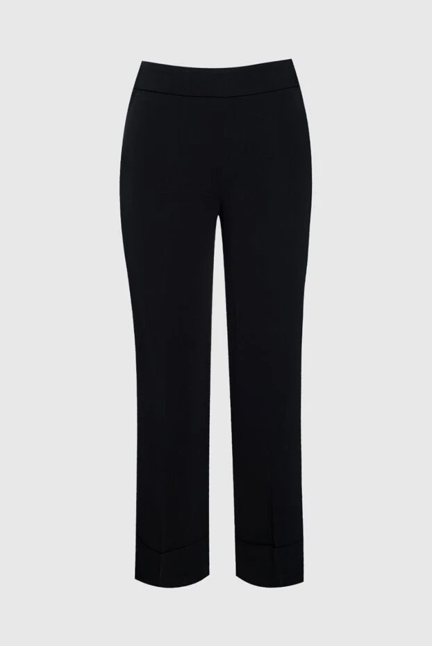 Peserico женские брюки из вискозы черные женские купить с ценами и фото 157049 - фото 1