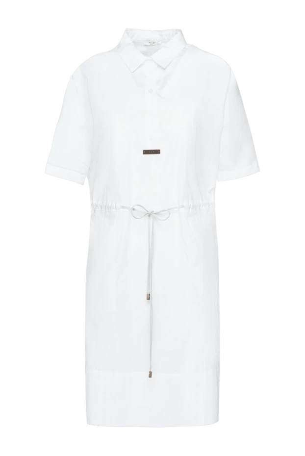 Peserico женские платье из хлопка белое женское купить с ценами и фото 157050 - фото 1