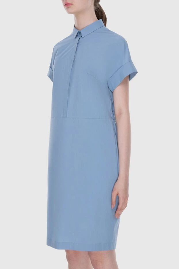 Peserico woman blue viscose dress for women 157058 - photo 3