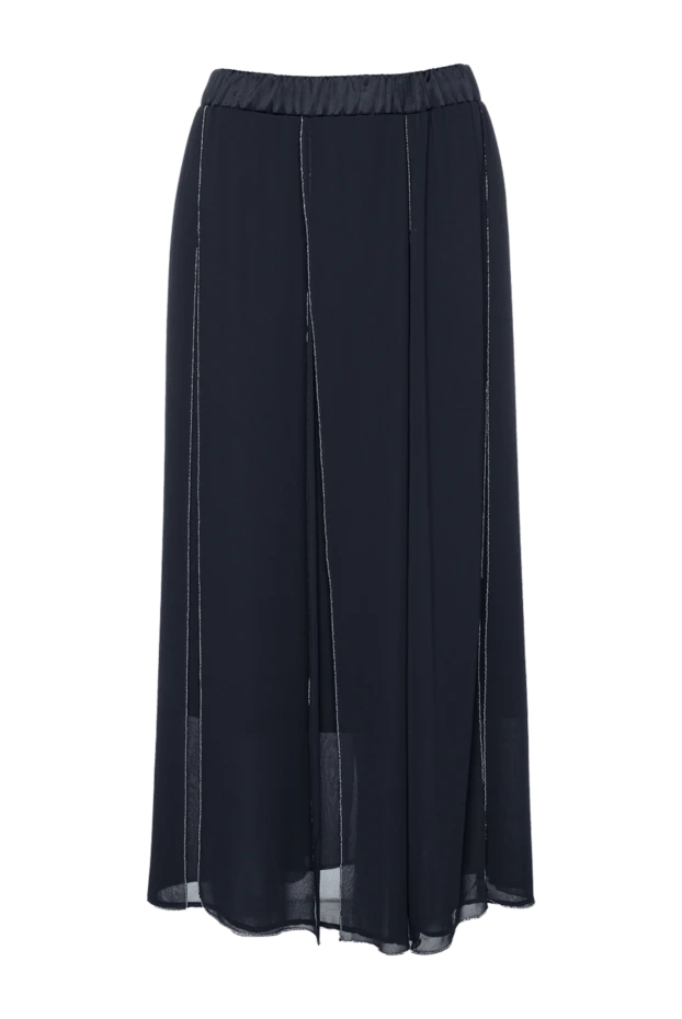 Peserico женские юбка из полиамида синяя женская купить с ценами и фото 157071 - фото 1