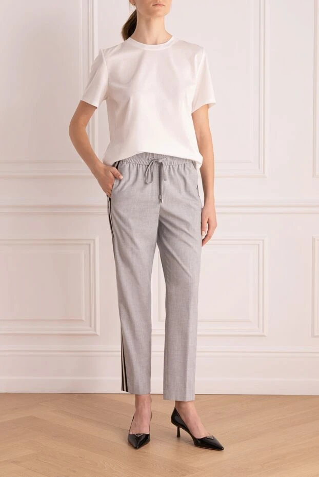 Peserico woman gray trousers for women buy with prices and photos 157097 - photo 2