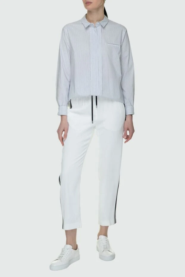 Peserico woman white polyester trousers for women buy with prices and photos 157103 - photo 2