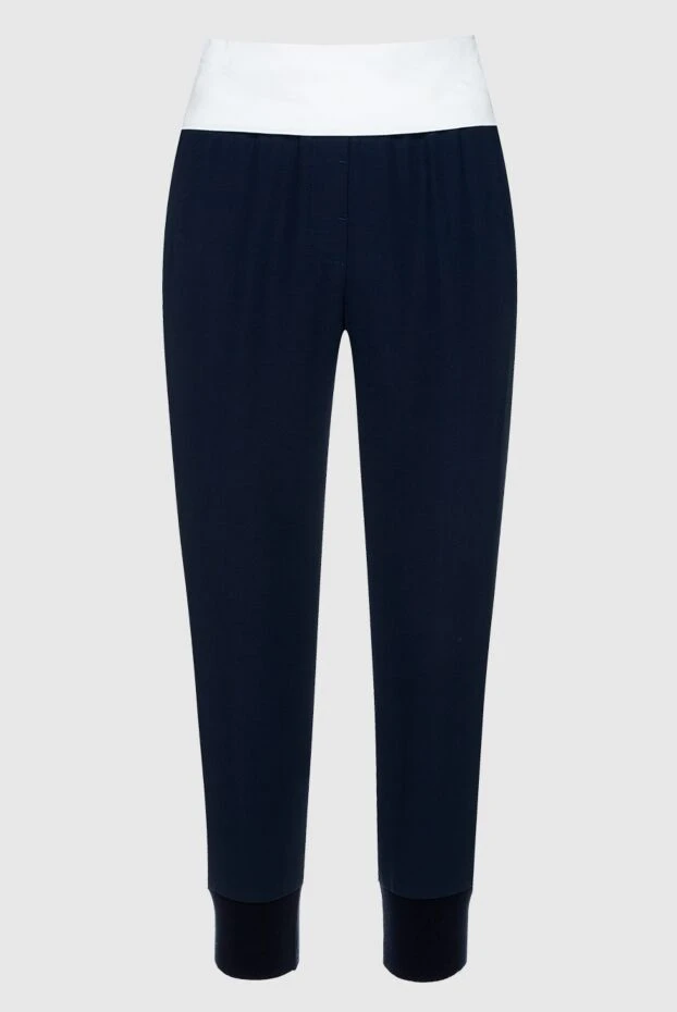 Peserico woman blue polyester trousers for women buy with prices and photos 157105 - photo 1