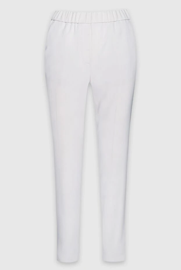 Peserico жіночі штани з поліестеру білі жіночі купити фото з цінами 157129 - фото 1
