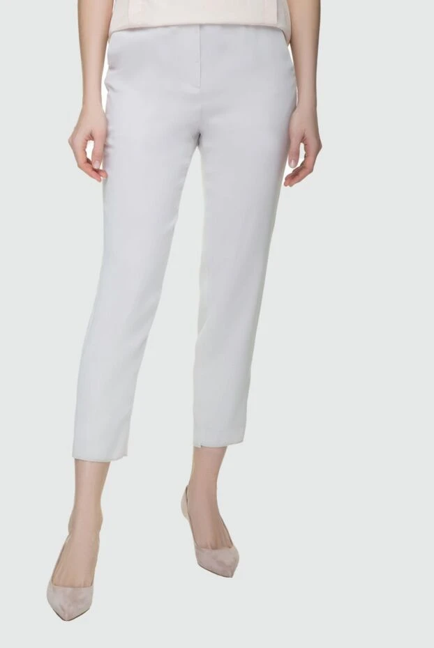 Peserico женские брюки из полиэстера белые женские купить с ценами и фото 157129 - фото 2