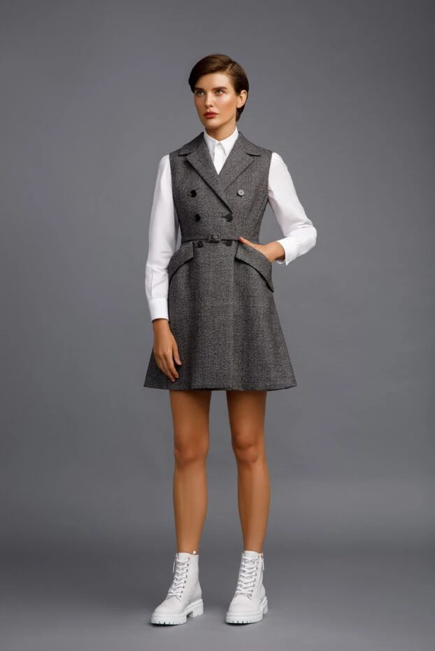 Сорочка жіноча класичного крою біла - фото 2