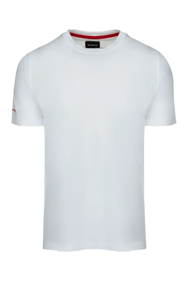 Kiton чоловічі футболка з бавовни біла чоловіча купити фото з цінами 157243 - фото 1