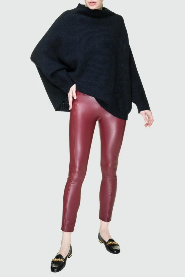 Wolford woman burgundy leggings for women buy with prices and photos 157247 - photo 2