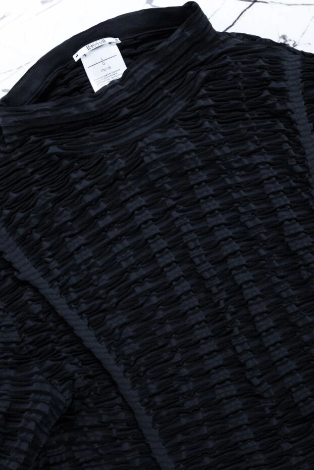 Wolford mini dress black with striped texture and long sleeves 157250 - photo 2