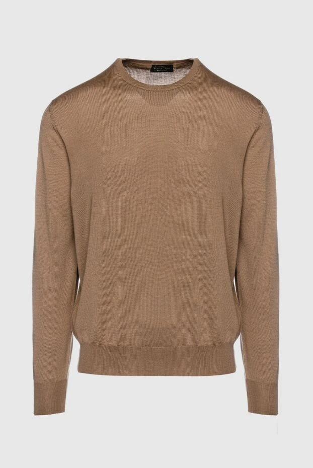 Cesare di Napoli men's cashmere, silk and wool jumper in muted tone (markdown) 198122 - photo 1