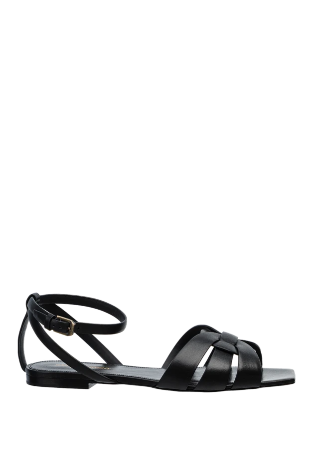 Saint Laurent woman black leather sandals for women 157292 - photo 1