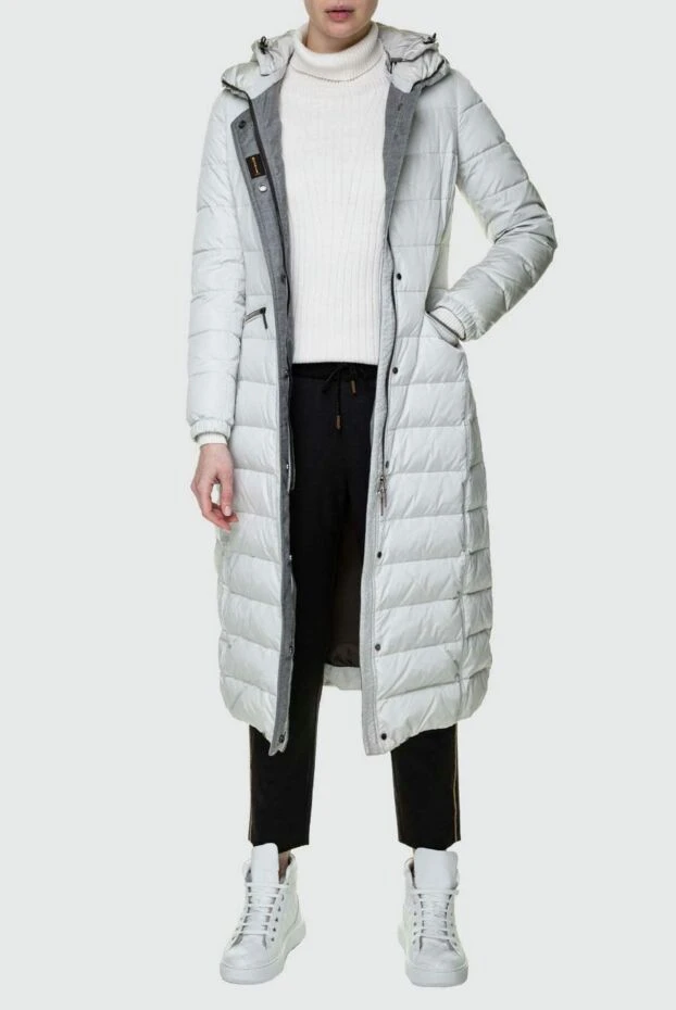 Moorer woman down jacket made of polyamide and polyurethane white for women buy with prices and photos 157300 - photo 2