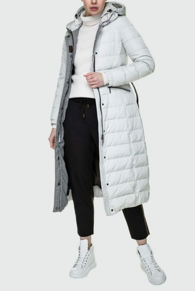 Moorer woman down jacket made of polyamide and polyurethane white for women buy with prices and photos 157301 - photo 2