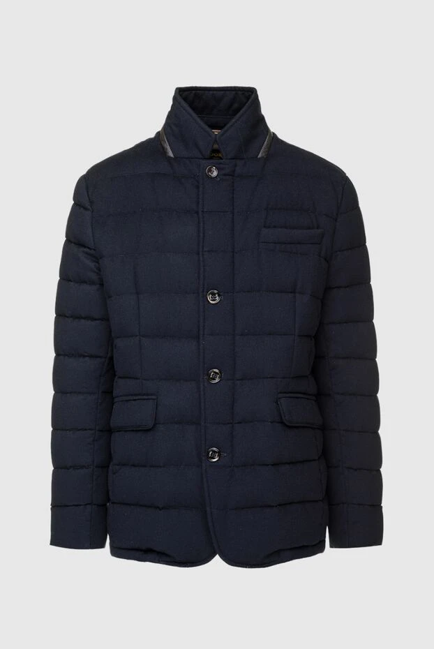 Moorer man down jacket men's cashmere blue buy with prices and photos 157309 - photo 1