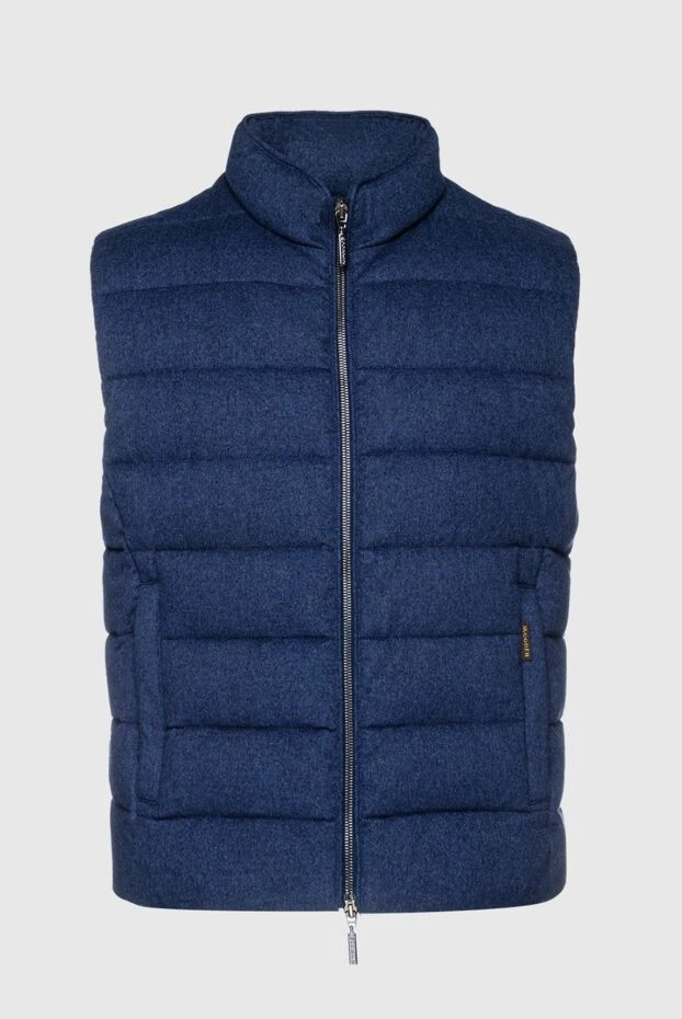 Moorer man cashmere and down vest blue for men 157311 - photo 1